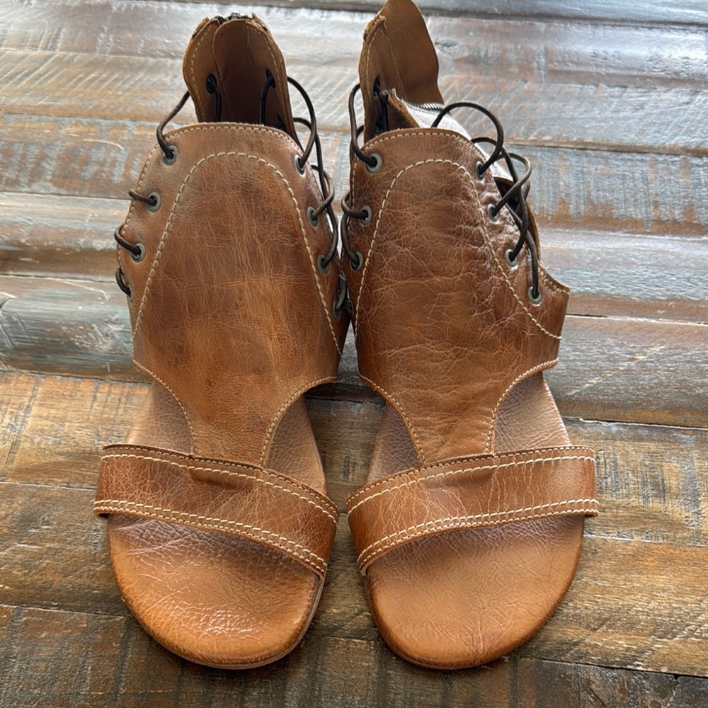 BED|STU Brown Leather Sarabi Sandals Never Worn